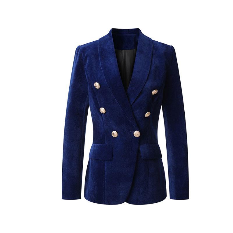 Blazers | Dames Katoen fluwelen blazer