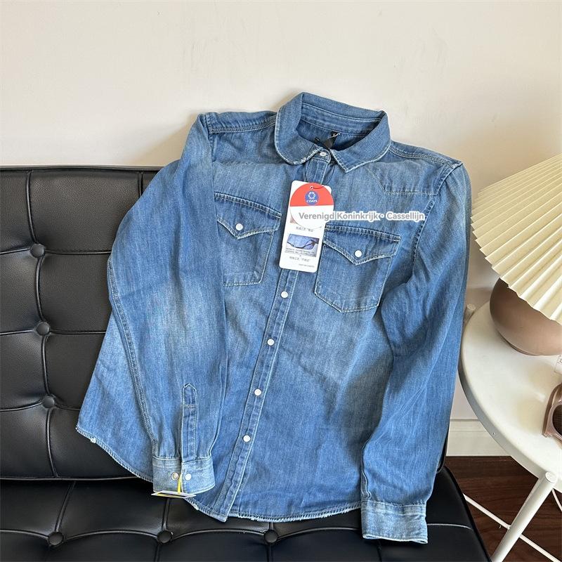 Blouses | Dames Denim blouse