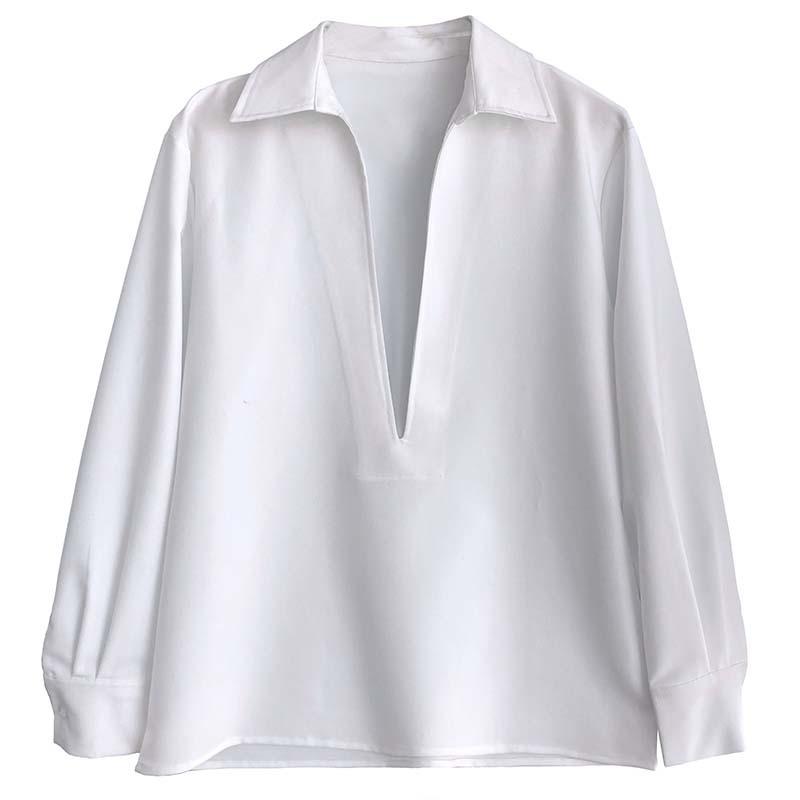 Blouses | Dames Zijde-mix blouse