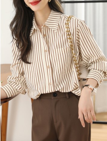 Blouses | Dames Zijden-stretch blouse