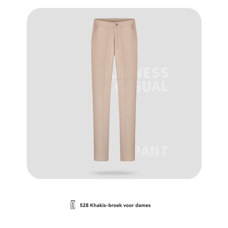 Broeken | Heren Luxe Bandplooi Chino