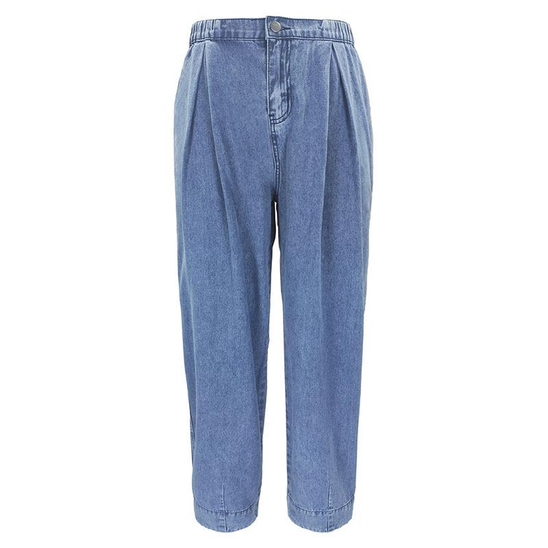 Jeans | Dames Soepele wijde broek