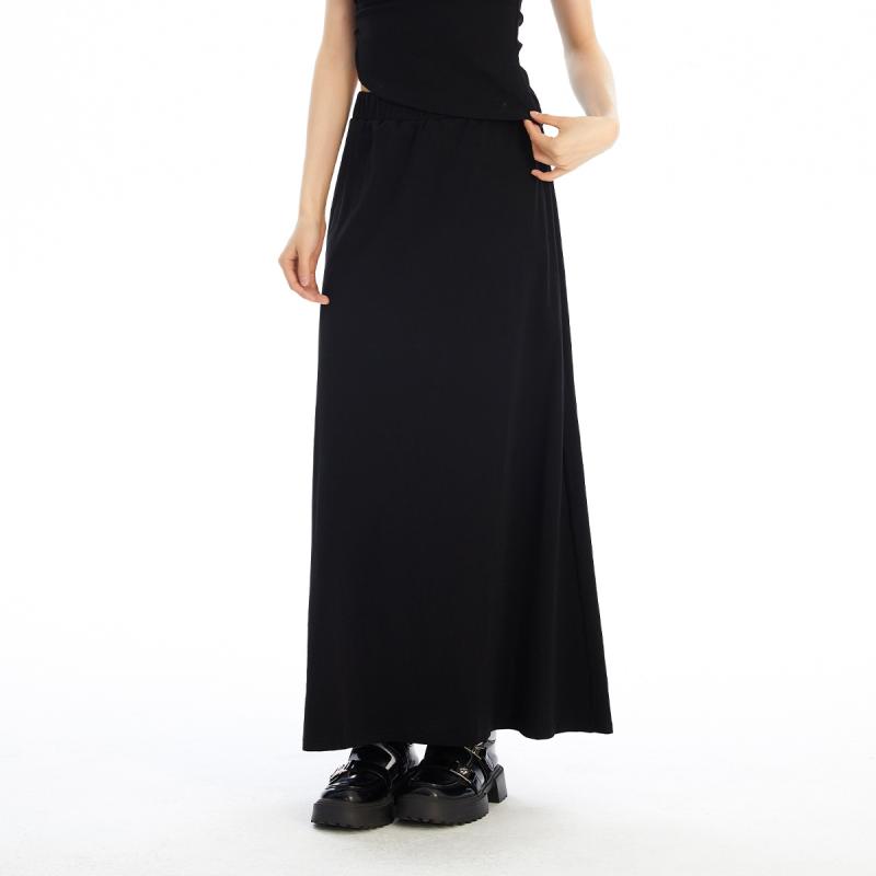 Rokken | Dames Wollen maxi rok