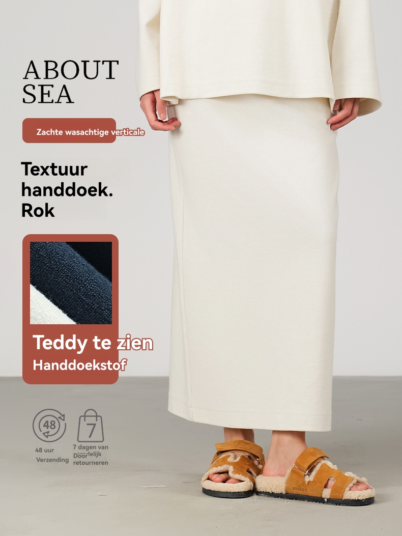 Rokken | Dames Wollen maxi rok