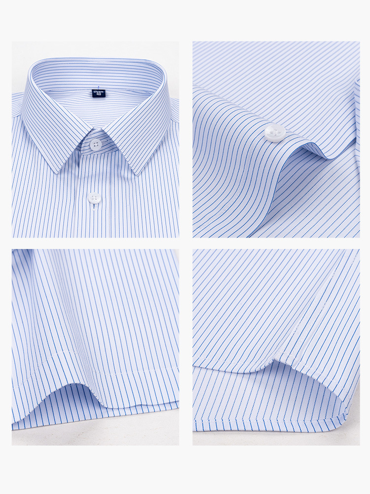 Shirts | Heren Twill Gestreept Shirt